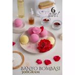 Mey İthalat® Banyo Bombası Jakuzi Küvet Banyo Bombası Topu 6 Adet 300 Gr 721280