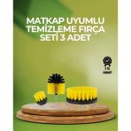 Mey İthalat® Banyo, Mutfak, Jant Ve Fayans Temizliği İçin Uygun Matkap Başlığı