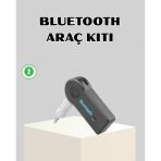 Mey İthalat® Bluetooth Araç Kiti Aux Mp3 Çalar Kablosuz Eller Serbest Cihaz