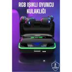 Mey İthalat® Bluetooth Kulaklık Powerbankli Yüksek Ses Kaliteli Şarj Göstergeli
