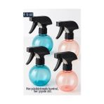 Mey Ithalat® Boş Sprey Şişe 4 x 250 ml 4 Adet 250 ml Renkli Sprey Şişe – 4’lü Çok Amaç