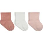 Mey Ithalat® Cherry Girl 3'lü Penye Soket Çorap 10138 Pudra