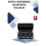 Mey İthalat® Dijital Göstergeli Bluetooth Kulaklık Kablosuz Tws Stereo Bluetooth 5.0