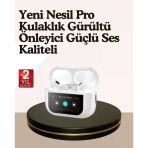 Mey İthalat® Dokunmatik Kontrollü Gürültü Önleyici Bluetooth Kulaklık Şarj Göstergeli