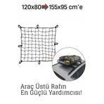 Mey İthalat® Elastik Bagaj Filesi 120X80 Cm – 155X95 Cm’e Kadar Genişler | Araç Üstü, Kamp Ve Seyahat İçin