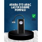 Mey İthalat® Elektrikli Hava Kompresörü Type-C Usb Şarjlı Çok Fonksiyonlu Lastik Pompası