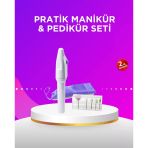 Mey İthalat® Elektrikli Manikür Ve Pedikür Matkap Seti – Ayarlanabilir Hız, Ergonomik Ve Sessiz