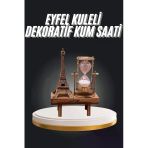 Mey İthalat® Eyfel Kuleli Kum Saati Dekoratif Hediyelik Eşya Retro Eyfel Kulesi