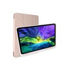 Mey Ithalat® iPad Pro 12.9 (2021) Kılıf Kalemlikli Mars Tablet Kılıfı - Rose Gold
