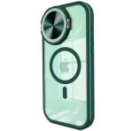 Mey İthalat® Iphone 14 Pro Max Kılıf Teleskop Lens Magsafe Silikon Kapak - Koyu Yeşil