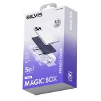 Mey İthalat® Iphone 15 Pro Max Bilvis 5In1 5D Magic Hayalet Cam Ekran Koruyucu - Siyah