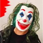 Mey İthalat® Joaquin Phoenix Joker Maskesi Yeşil Saçlı