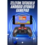 Mey İthalat® Joystik Gamepad Bluetooth Telefon Tutucu Oyun Kolu Telefon Android Uyumlu