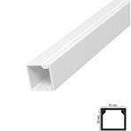 Mey İthalat® Kablo Kanalı 40X25 Mm 2 Metre Yapışkan Bantlı 4 Adet
