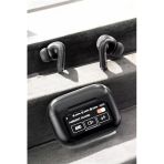 Mey İthalat® Kablosuz Bluetooth Kulaklık Ekranlı Uzun Şarj Süreli Anc Destekli