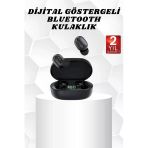 Mey İthalat® Kablosuz Kulak İçi Bluetooth Kulaklık Stereo Dokunmatik Kontrollü Kulaklık