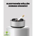 Mey İthalat® Küllük Hava Temizleyici 2’Si 1 Arada – Kokusu Giderici, Araba Ofis İçin