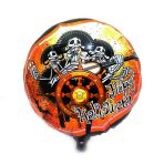 Mey İthalat® Kuru Kafalı Korsanlar Halloween Şekilli Folyo Balon 45 Cm