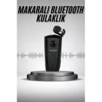 Mey İthalat® Makaralı Bluetooth Kulakiçi Yaka Kulaklığı Kablosuz Kulaklık