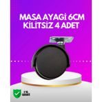 Mey Ithalat® Masa ve Koltuk Için Kilitsiz Tekerlek Seti 6 cm - Renkli
