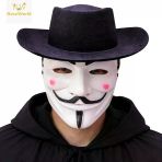 Mey İthalat® Maske Şapka Seti – Anonim Stil Parti Maskesi