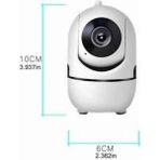 Mey İthalat Mey Ithalat® Baby Kamera Kablosuz 720P Beyaz 360 Derece Wifi Kamera Full Hd 1080P