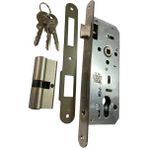 Mey İthalat Mey Ithalat® Kale Oval 15 R 40 mm Nikel Silindirli Kapı Kilidi
