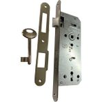 Mey İthalat Mey Ithalat® Kale Oval 151 R 40 mm Nikel Oda Kapı Kilidi