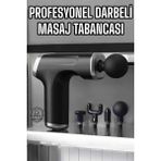 Mey İthalat Mey Ithalat® Masaj Tabancası 4 Başlıklı Kas ve Vücut Ağrıları Için Şarjlı Darbeli