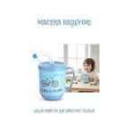 Mey İthalat Mey Ithalat® Premium Pipetli Çocuk Bardağı 350 ml -Alıştırma Bardağı ve Suluk