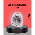 Mey İthalat® Mini Elektrikli Isıtıcı 2000W – Termostatlı Fanlı Isıtma, Taşınabilir Tasarım
