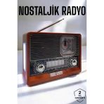 Mey İthalat® Nostaljik Radyo Usb,Aux Ve Sd Kart Girişli Bluetooth Bağlantılı