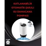 Mey İthalat® Otomatik Şarjlı Damacana Pompası Ev Ofis Kamp Kullanım