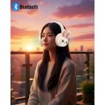 Mey İthalat® Peluş Kablosuz Bluetooth Kulaklık Çocuk Ve Genç Kullanıma Uygun