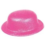 Mey İthalat® Pembe Renk Simli Melon Yuvarlak Parti Şapkası 24X26 Cm
