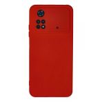 Mey İthalat® Poco M4 Pro 4G Kılıf Nano Içi Kadife Silikon - Kırmızı