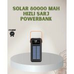 Mey Ithalat® Powerbank Solar Fenerli Çoklu Kablolu Taşınabilir Şarj Aleti - Renkli
