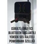 Mey İthalat® Powerbankli Bluetooth Kulaklık Yüksek Ses Kaliteli Kablosuz