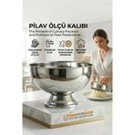 Mey İthalat® Profesyonel 13 Cm Çapında Pilav Kalıbı - Helva Kalıbı 304 Paslanmaz Çelik 723024
