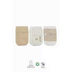 Mey İthalat® Puanlı Kaymaz Penye Soket Çorap 3'Lü Bs10108 Bej