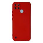 Mey İthalat® Realme C25y Kılıf Nano Içi Kadife Silikon - Kırmızı