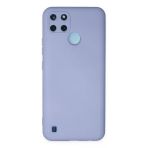 Mey İthalat® Realme C25y Kılıf Nano Içi Kadife Silikon - Lila