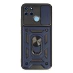 Mey İthalat® Realme C25y Kılıf Pars Lens Yüzüklü Silikon - Lacivert