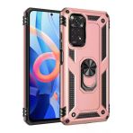 Mey İthalat® Redmi Note 12S Kılıf Sofya Yüzüklü Silikon Kapak - Rose