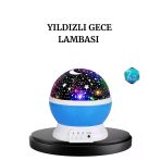 Mey İthalat® Renkli Led Gece Lambası 6 Işık Modlu Çocuk Odası Atmosfer Aydınlatma