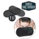 Mey İthalat® Saç Tutucu Ayırıcı Cırt Bant Berber Saç Bantı 2 Adet Pratik Saç Aksesuarı 717293