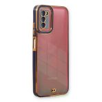 Mey İthalat® Samsung Galaxy A03s Kılıf Liva Lens Silikon - Mavi