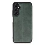 Mey İthalat® Samsung Galaxy A25 5G Kılıf Flip Cover - Koyu Yeşil