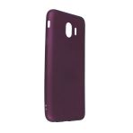Mey İthalat® Samsung Galaxy J4 Kılıf First Silikon - Mürdüm
