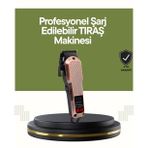 Mey İthalat® Şarjlı Saç Kesme Makinesi – 4 Kademeli Ayar, Lcd Ekran Hızlı Şarj Desteği